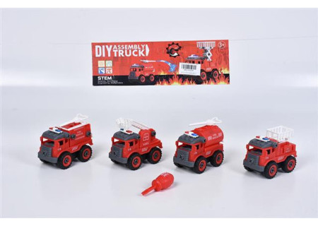 DIY Assembly Fire Trucks