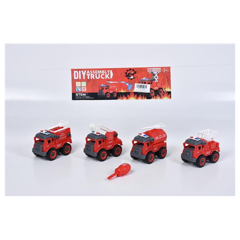 DIY Assembly Fire Trucks DIY Assembly Fire Trucks