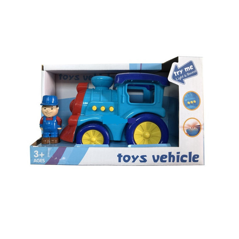 Toy Vehicle Train with Light & Sound Toy Vehicle Train with Light & Sound