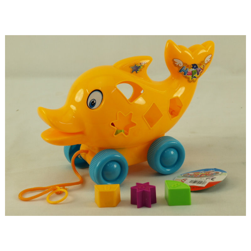 Pull Along Fish with Blocks | Educational Toy Pull Along Fish with Blocks | Educational Toy