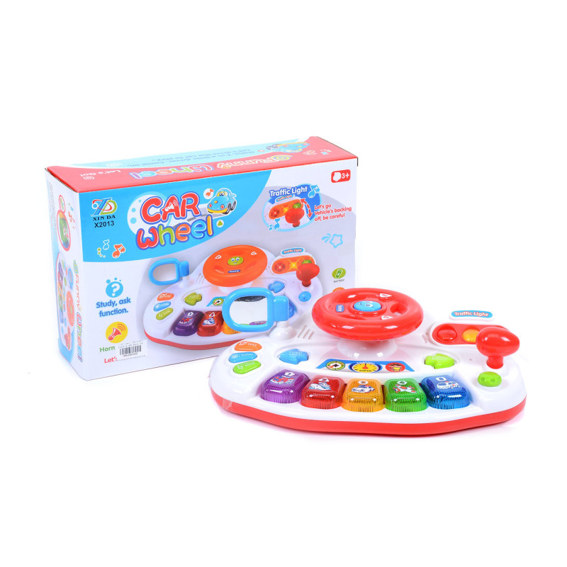 Interactive Baby Car Steering Wheel Toy with Lights & Sounds Interactive Baby Car Steering Wheel Toy with Lights & Sounds