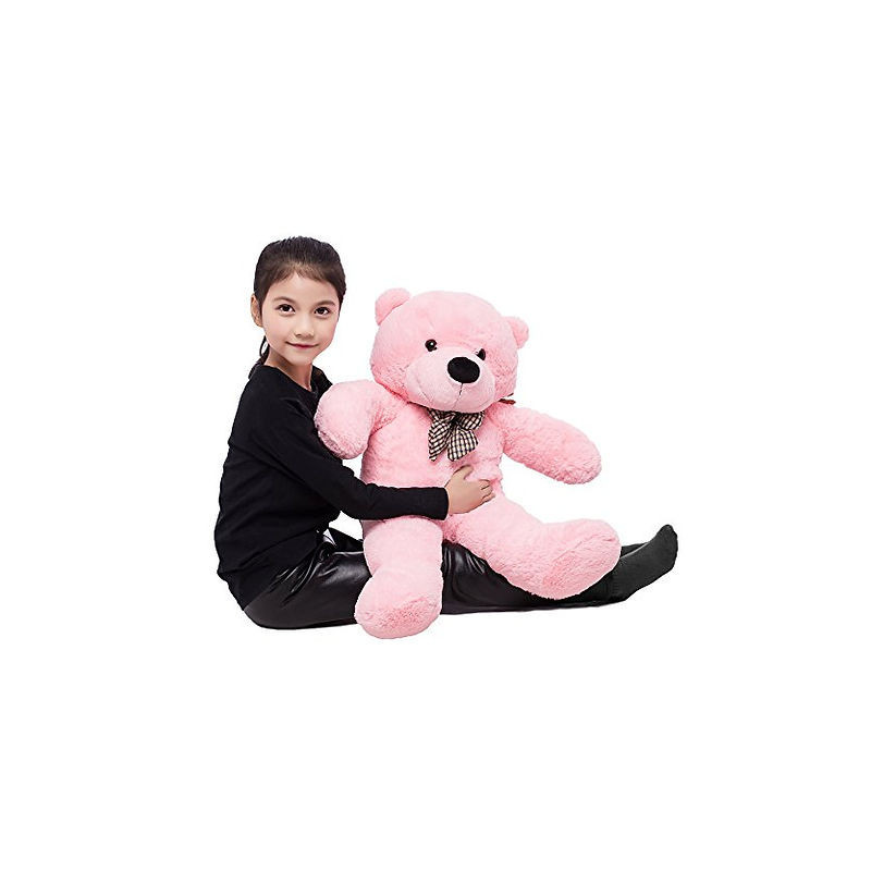 1m Plush Teddy Bear - Soft & Cuddly, Available in Pink & White 1m Plush Teddy Bear - Soft & Cuddly, Available in Pink & White