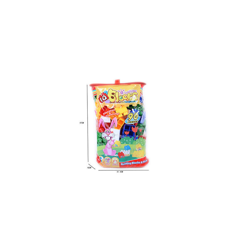 Building Jumbo Blocks 90 Pieces in Bag Building Jumbo Blocks 90 Pieces in Bag