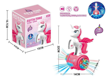 Rotating Flying Horse with Music/Light