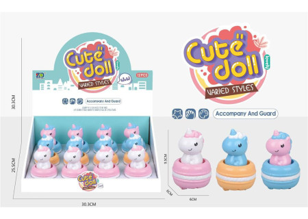 Push/Pull Back Cute Doll Horses