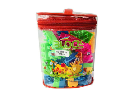 Blocks in Bag 58 Pieces