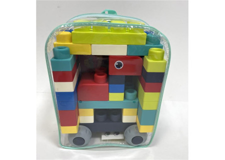 Soft Rubber Blocks in Bag 50 Pieces