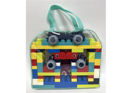 Soft Rubber Blocks in Bag 99 Pieces