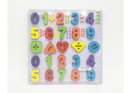 Wooden Number/ABC Puzzle