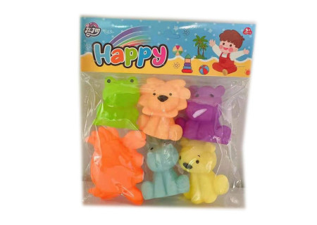 Happy Vinyl Toys Squeakers 6's