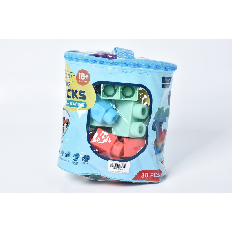 30 Piece Rubber Blocks in Bag 30 Piece Rubber Blocks in Bag
