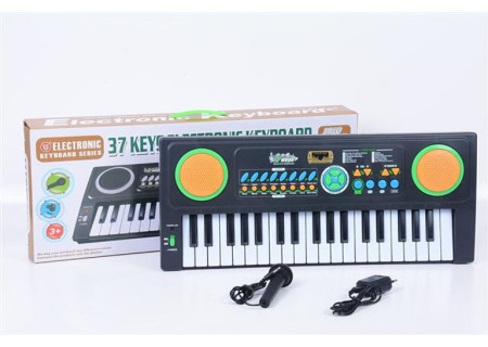 Large 37-Key Electronic Piano Keyboard with Multiple Functions