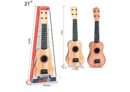 Wood Grain Steel Wire Guitar for Musical Fun
