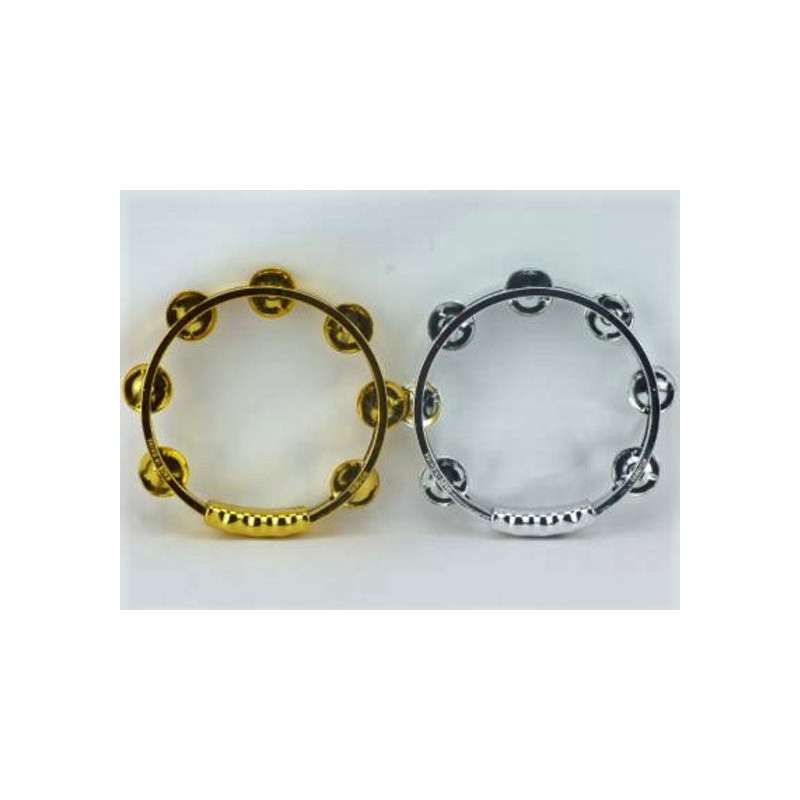 Gold/Silver Tambourine Toy for Musical Fun Gold/Silver Tambourine Toy for Musical Fun
