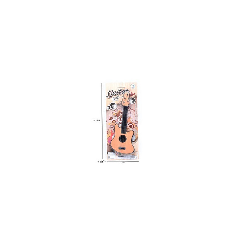 Small Brown Guitar Toy for Musical Fun Small Brown Guitar Toy for Musical Fun