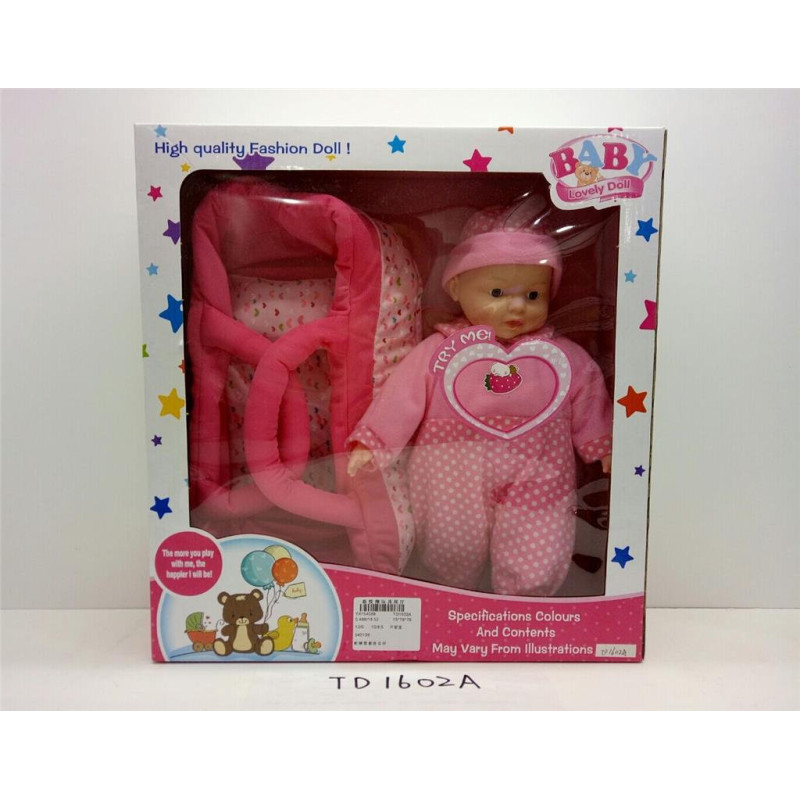 Doll with Carrycot Toy for Role Play Doll with Carrycot Toy for Role Play