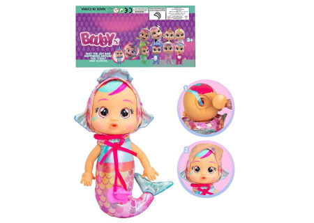 Crying Feature Baby Mermaid Doll 30cm for Magical Play
