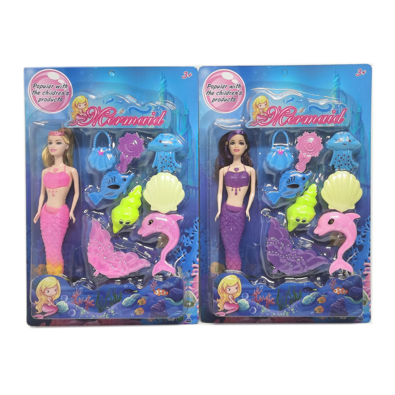 Mermaid with Accessories for Underwater Adventures Mermaid with Accessories for Underwater Adventures