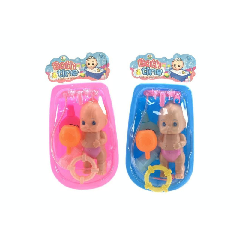 Bath Tub with Baby & Accessories Toy Set for Bath Time Fun Bath Tub with Baby & Accessories Toy Set for Bath Time Fun