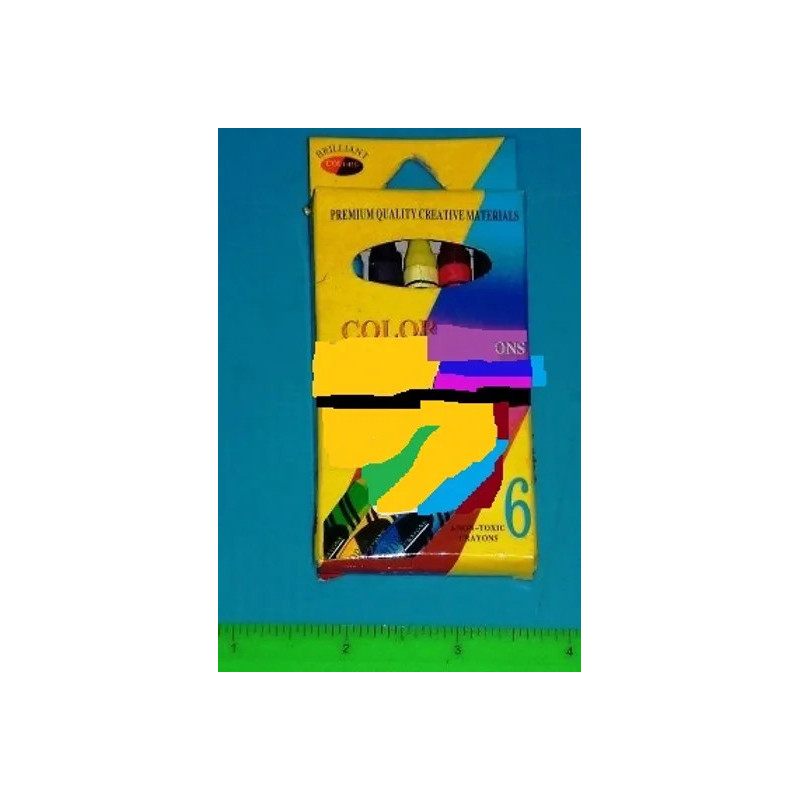 Wax Crayons 6's Wax Crayons 6's