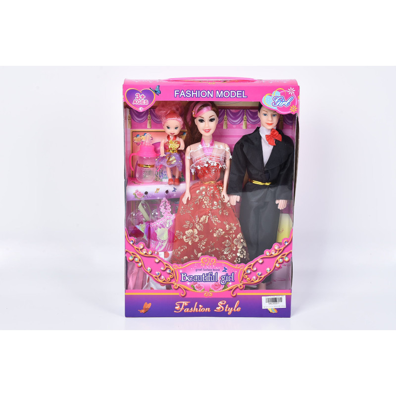 Family Fashion Dolls with Accessories for Fashion Play Family Fashion Dolls with Accessories for Fashion Play