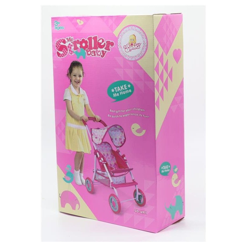 SONIA Toy Pushchair with Swivel Wheels - Stylish and Fun for Kids SONIA Toy Pushchair with Swivel Wheels - Stylish and Fun for Kids
