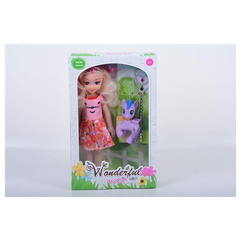 Pony with Doll Toy Set for Equestrian Play Pony with Doll Toy Set for Equestrian Play