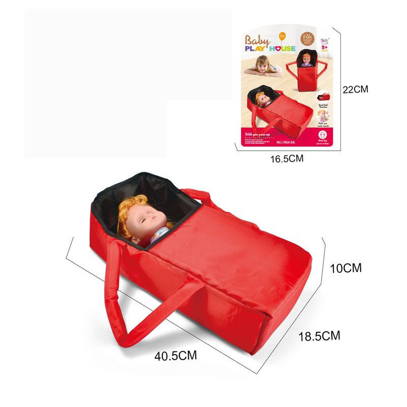 Doll in Carry Cot for Role Play Doll in Carry Cot for Role Play