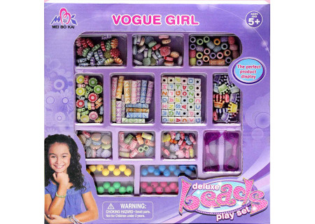 Vogue Girl Beads Set for Creative Fun