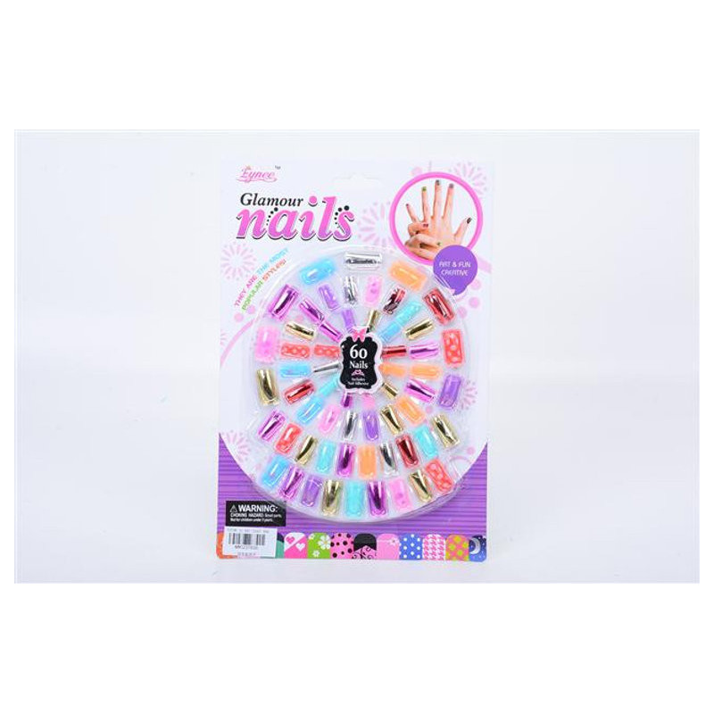 Glamour Nails 60 Piece Set for Stylish Play