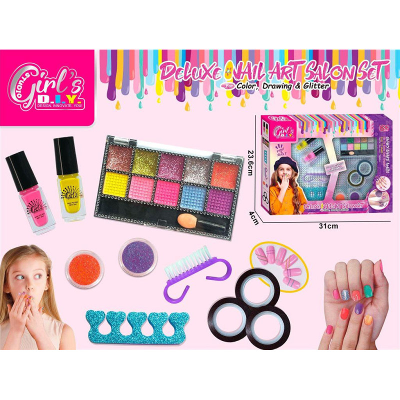 Deluxe Nail Art Salon Set for Creative Styling Deluxe Nail Art Salon Set for Creative Styling