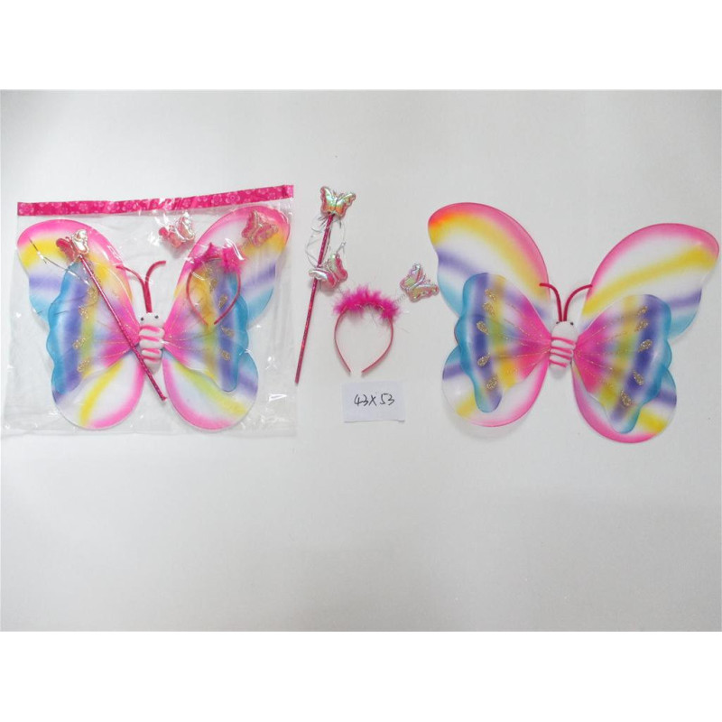 Butterfly Wings & Accessories Set for Playful Dress-Up Butterfly Wings & Accessories Set for Playful Dress-Up