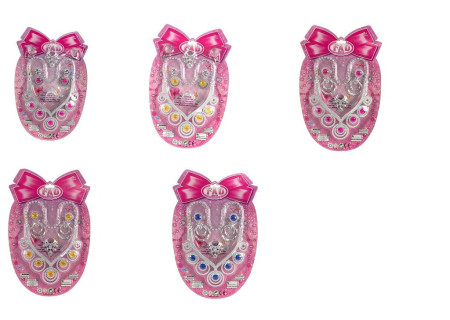 Fad Necklace, Earrings & Rings Set for Fashion Play