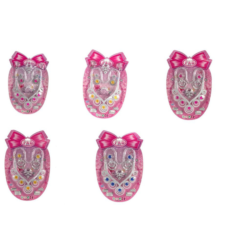 Fad Necklace, Earrings & Rings Set for Fashion Play Fad Necklace, Earrings & Rings Set for Fashion Play
