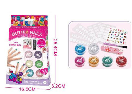 DIY Glitter/Patch Nails Set for Creative Play