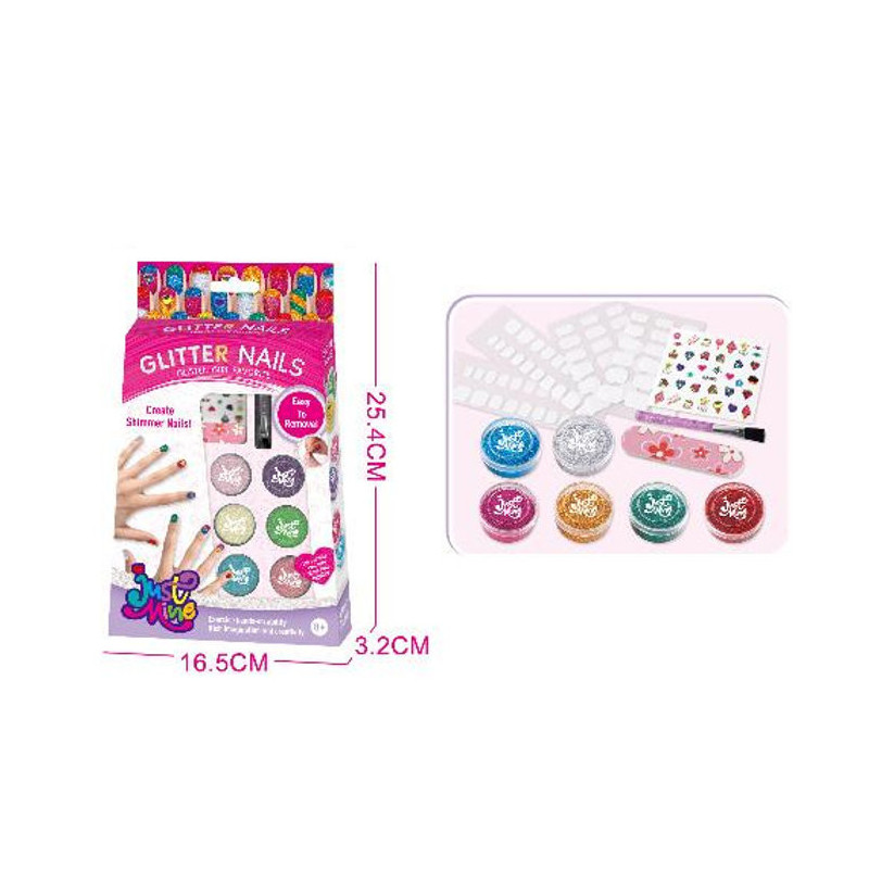 DIY Glitter/Patch Nails Set for Creative Play DIY Glitter/Patch Nails Set for Creative Play