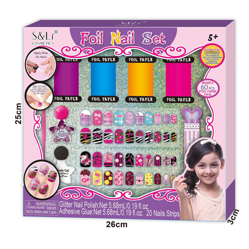 Foil Nail/Sticker Set for Creative Nail Art Foil Nail/Sticker Set for Creative Nail Art