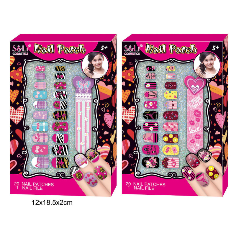 Nail Stickers & File Set for Creative Play Nail Stickers & File Set for Creative Play