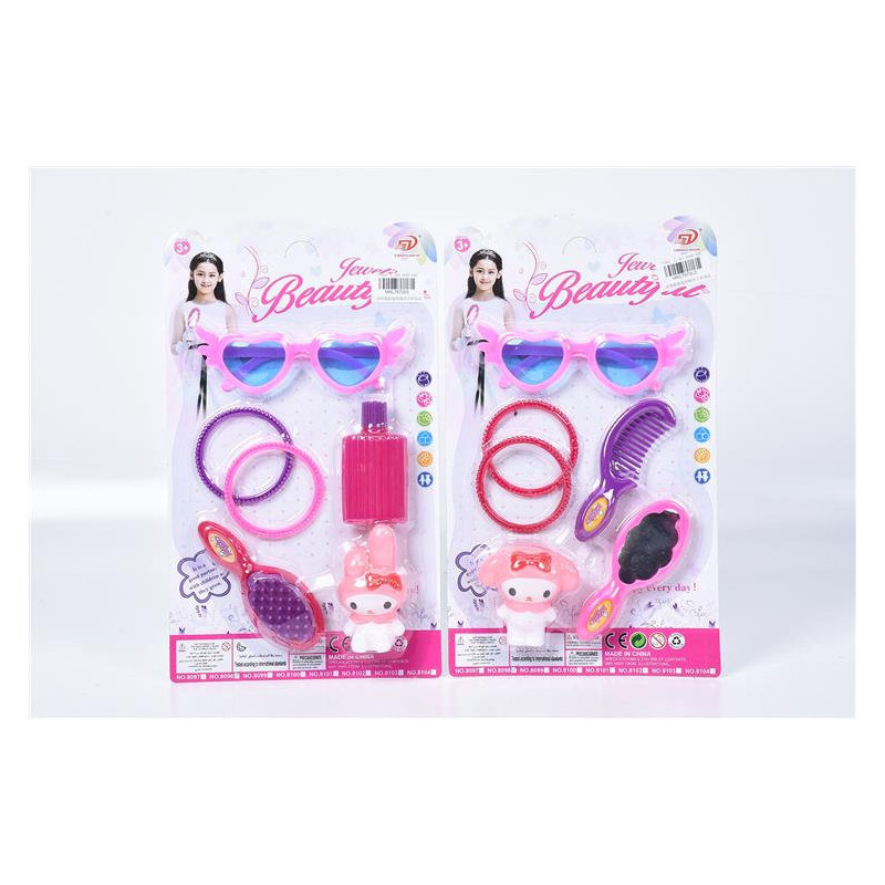 Jewel Beautiful Set with Glasses for Fashion Play Jewel Beautiful Set with Glasses for Fashion Play