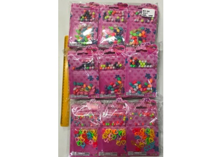 Carded Beads & String Craft Set – Fun DIY Jewelry Making Kit