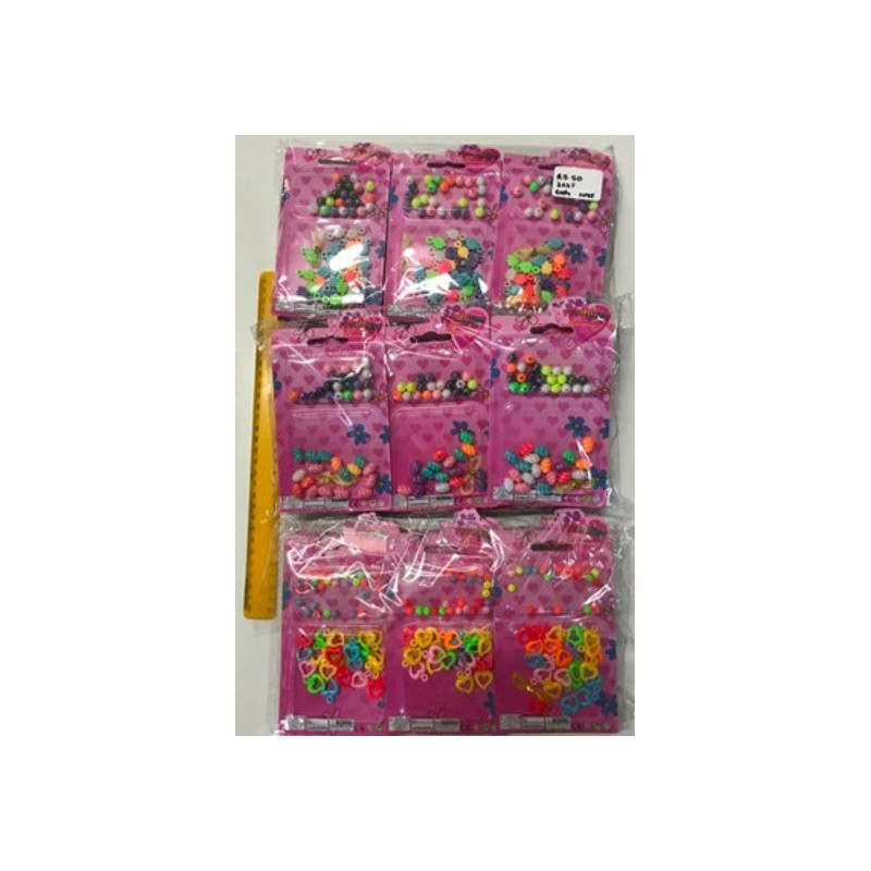 Carded Beads & String Craft Set – Fun DIY Jewelry Making Kit Carded Beads & String Craft Set – Fun DIY Jewelry Making Kit