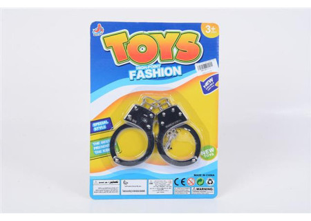 Carded Metal Handcuffs for Role-Playing