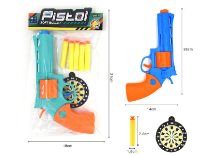 EVA Bullet Pistol with Target for Shooting Practice