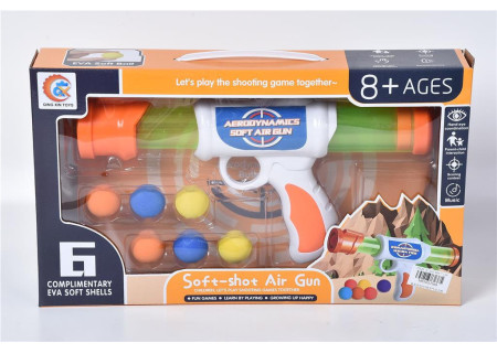 Air Power Gun with EVA Balls - Fun Toy for Kids