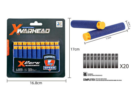 Soft Bullet Gun with 3 Holes for Target Practice