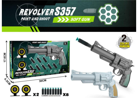 Revolver Toy Gun with EVA Soft Bullets – Safe & Fun Playset