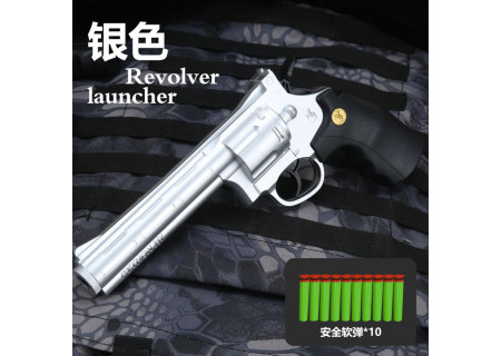 Revolver Gun with EVA Bullets for Realistic Fun