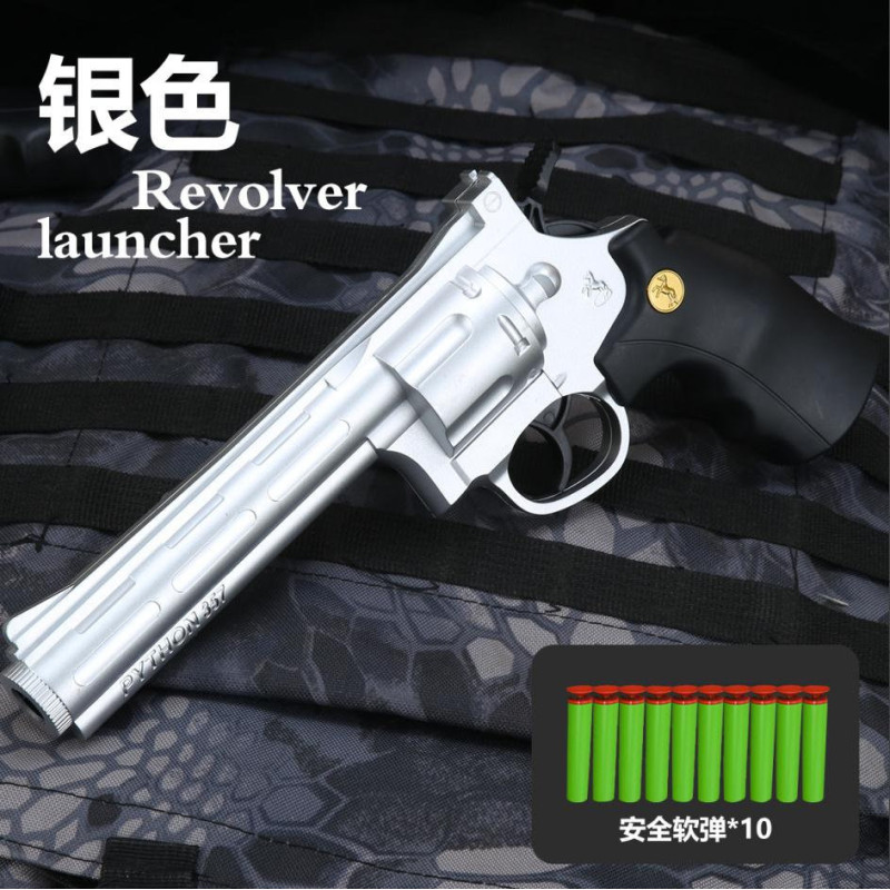 Revolver Gun with EVA Bullets for Realistic Fun