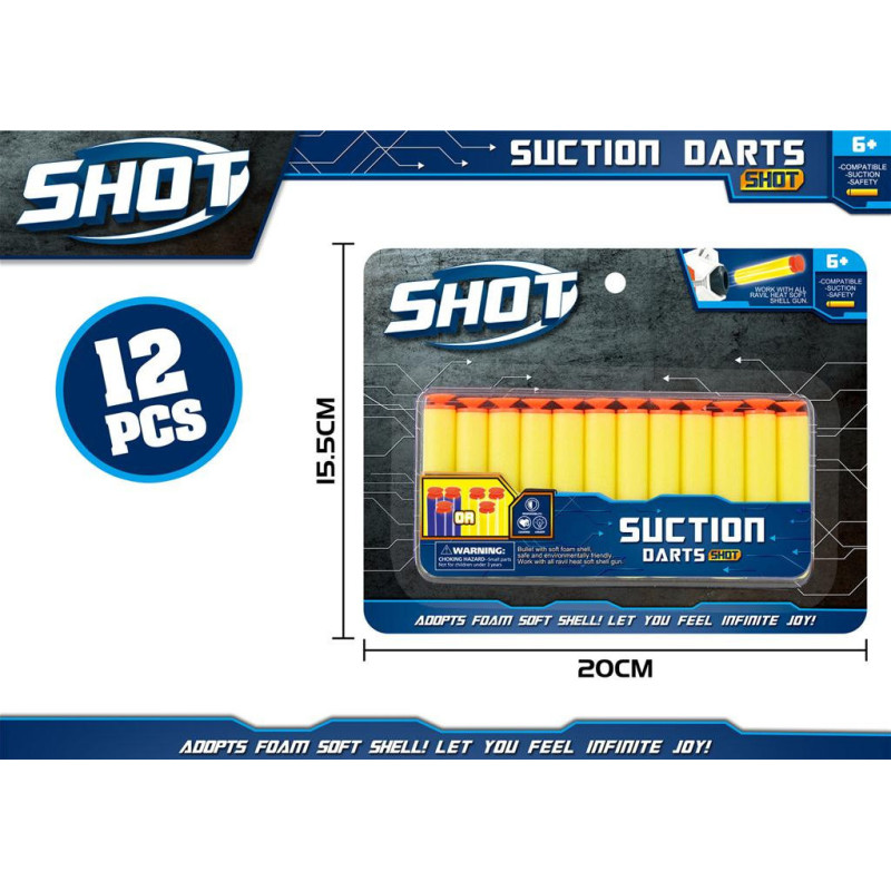 12-Piece EVA Bullets for Toy Guns 12-Piece EVA Bullets for Toy Guns