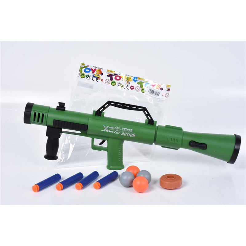 Sniper Rocket Gun with EVA Bullets and Balls Sniper Rocket Gun with EVA Bullets and Balls